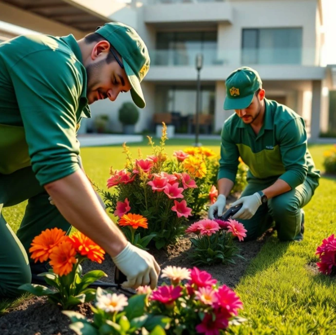 Choose Greenapex for elite landscaping and garden design in Al Mizhar Dubai, creating elegant gardens with professional maintenance services.