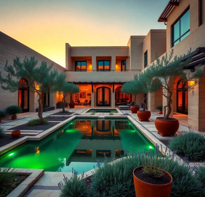Discover Greenapex modern landscaping services in Cherrywoods Dubai featuring custom gardens, irrigation systems, lawn care, and seasonal landscape maintenance.