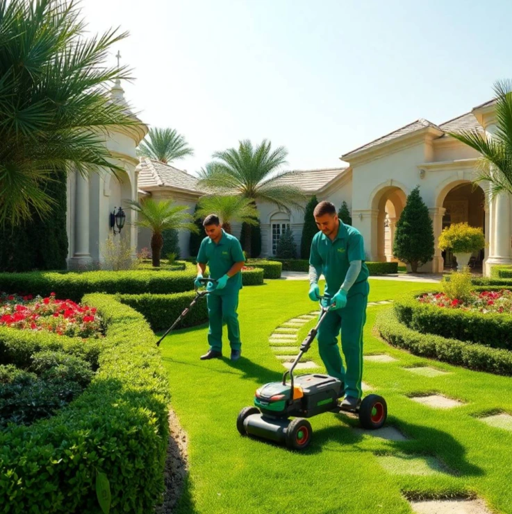 Reliable garden design and landscaping services in Jumeirah Village Triangle, Dubai, providing customized garden planning, outdoor space design, soft landscaping, hardscaping, irrigation solutions, and professional garden maintenance for villas and residential properties.