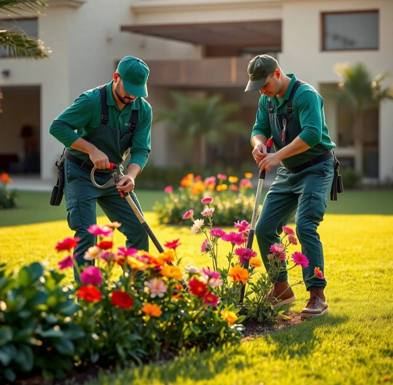 Affordable garden design and landscaping services in Al Furjan, Dubai, providing customized garden planning, outdoor space design, soft landscaping, hardscaping, irrigation solutions, and professional garden maintenance for villas and residential properties.