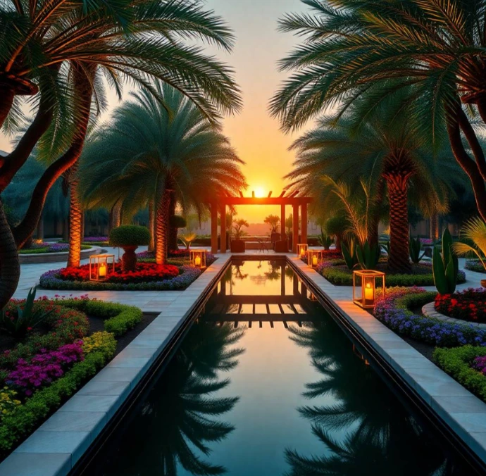 Transform your outdoor living with Greenapex premium garden design in Jumeirah 2 Dubai featuring innovative landscapes, lush greenery, and expert maintenance.