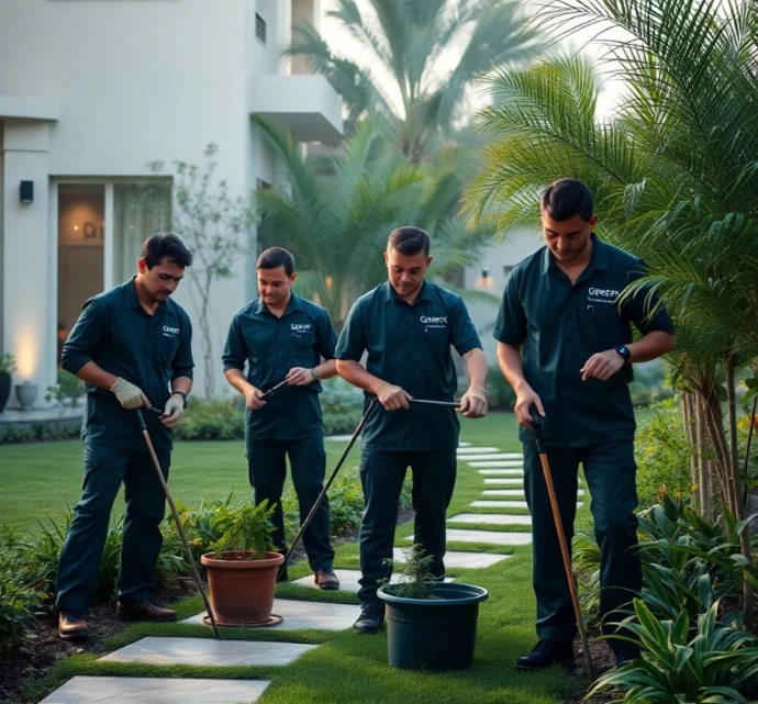 Choose Greenapex for leading garden design and landscaping in Al Shamkha South, Abu Dhabi. We create elegant villas, lawns, gardens, and outdoor spaces.