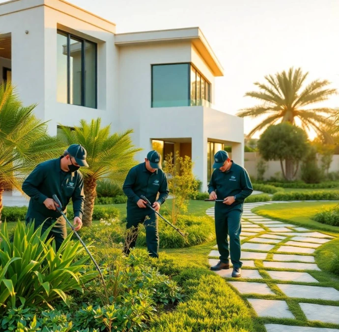 Upgrade your outdoor space with Greenapex modern landscaping and garden design in Al Wathba, Abu Dhabi for villas, homes, and commercial properties.