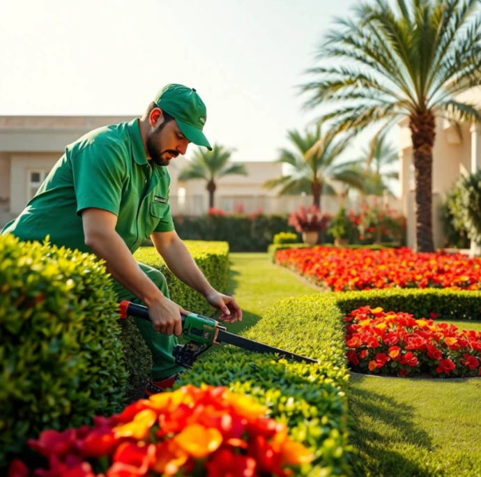 Transform your outdoor space with Greenapex landscaping and garden design in Aljada Sharjah for villas, homes, commercial properties, and outdoor living.