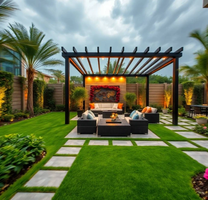 Enhance your property with Greenapex landscaping services in Al Nahda Sharjah, offering garden design, lawn care, irrigation, and landscape improvements.