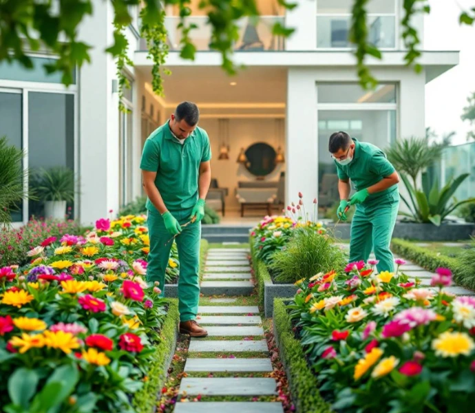 Greenapex expert garden designers provide creative landscaping solutions in Al Qasimia Sharjah with beautiful plants and sustainable designs.