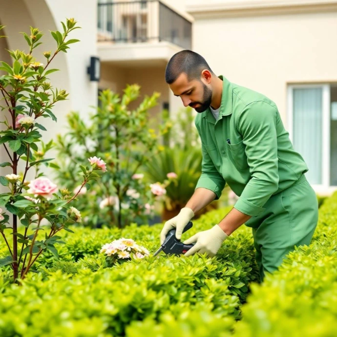 Transform your outdoor space with Greenapex garden design and modern landscaping in Al Jazzat Sharjah for villas, homes, hotels, and commercial properties.