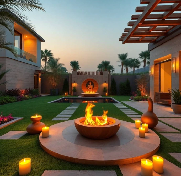 Greenapex creates custom garden design and landscaping in Al Ghafia Sharjah with irrigation systems, lawn care, pruning, and seasonal garden maintenance.