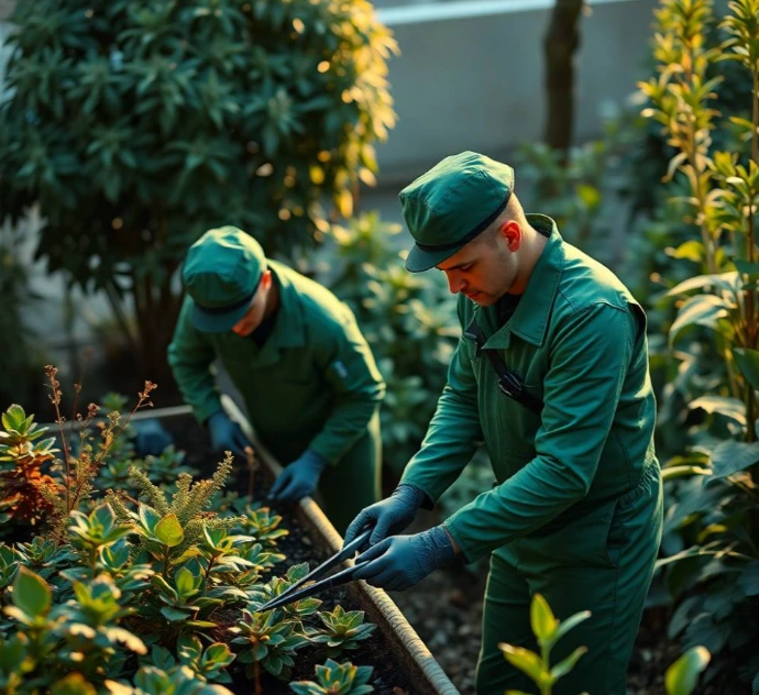 Greenapex creates custom landscape and garden design in Al Riqqa Sharjah with irrigation systems, lawn care, pruning, and seasonal garden maintenance.