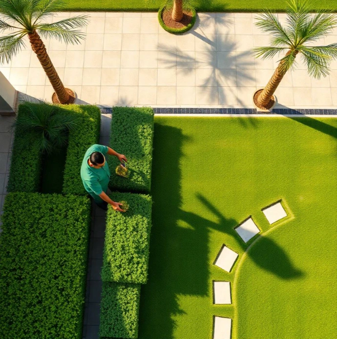 Transform your outdoor space with Greenapex landscaping and garden design services in Al Gharayen Sharjah for villas, homes, hotels, and businesses.