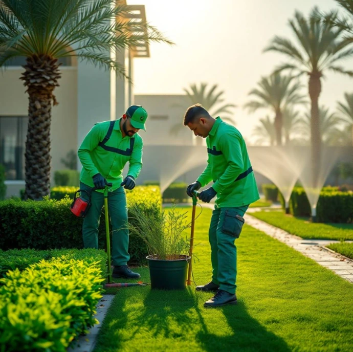 Transform your outdoor space with Greenapex garden design and landscaping in Muwafjah Sharjah for villas, homes, hotels, schools, and commercial properties.