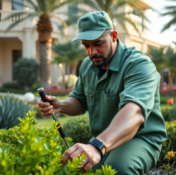 design landscaping company in Dubai, creating luxury outdoor spaces with expert garden care, planting, irrigation and maintenance.