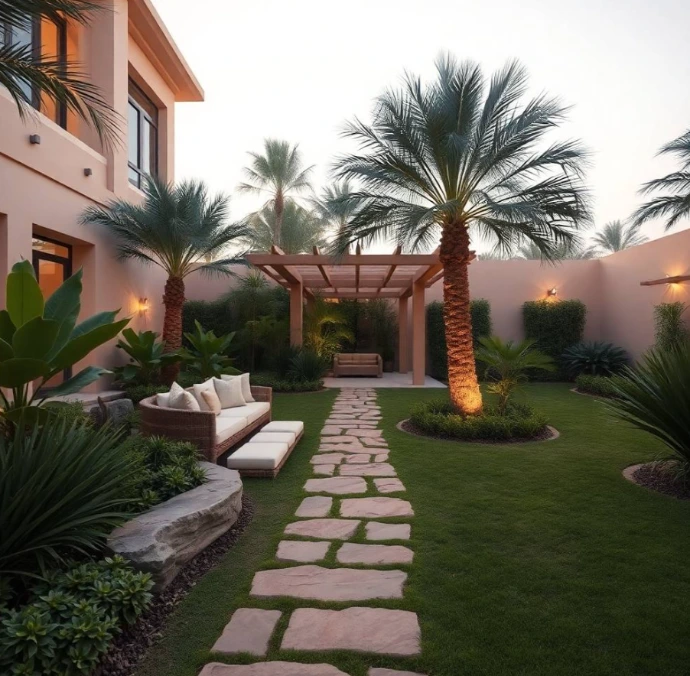 Choose Greenapex for professional landscaping in Sharjah, delivering creative garden designs, healthy lawns, expert planting, irrigation and seasonal care.