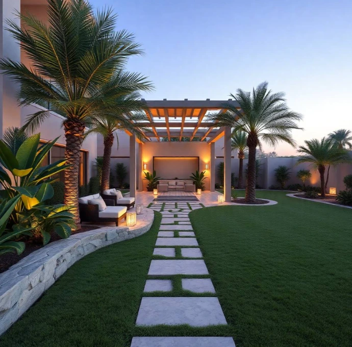 Discover Greenapex garden design services in Ajman for stylish outdoor spaces, professional maintenance, smart irrigation, planting and seasonal landscape care.