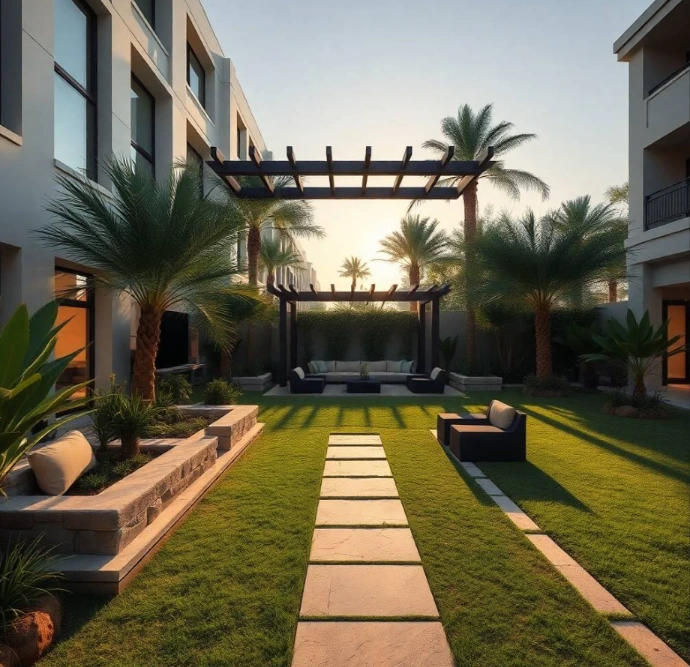 Choose Greenapex for expert garden design in Ras Al Khaimah, with professional planting, lawn care, irrigation maintenance and seasonal landscape services for all.