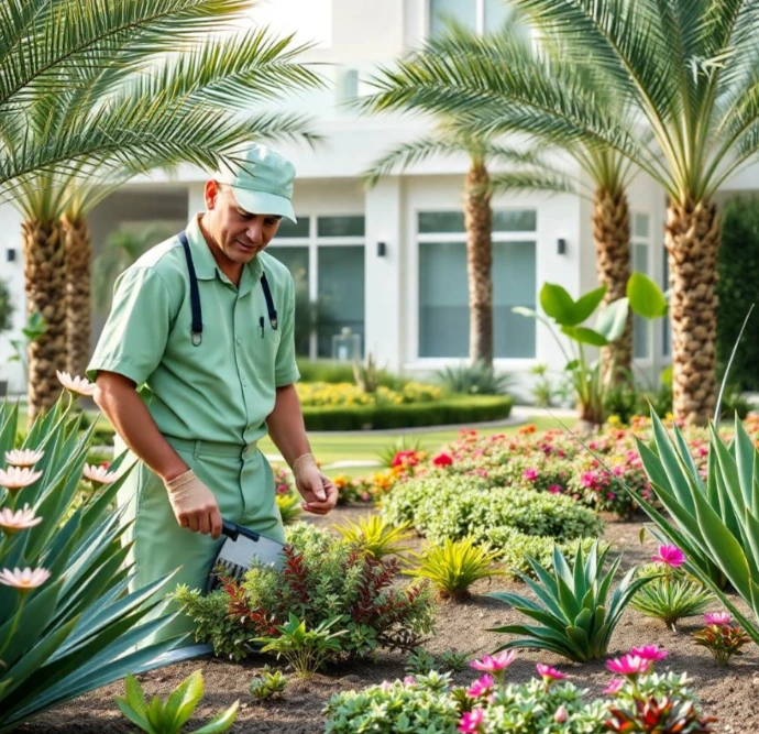 landscaping company in Ras Al Khaimah offering garden design, lawn care, tree services, irrigation maintenance and outdoor improvements.
