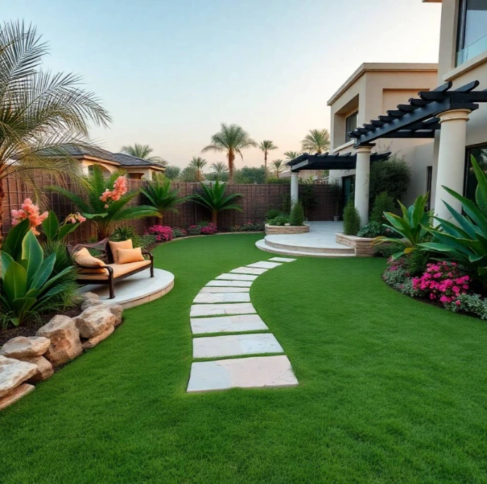 Choose Greenapex for premium landscaping in Al Ain, delivering bespoke garden design, professional lawn care, tree maintenance, irrigation and outdoor upgrades.