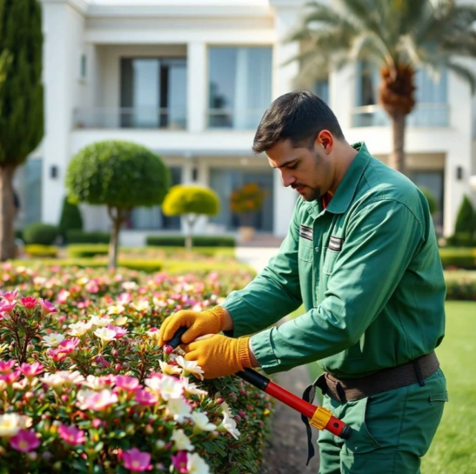Greenapex offers expert garden design and landscaping in Saadiyat Island, UAE, with lawn care, planting, irrigation, pruning, and garden maintenance.