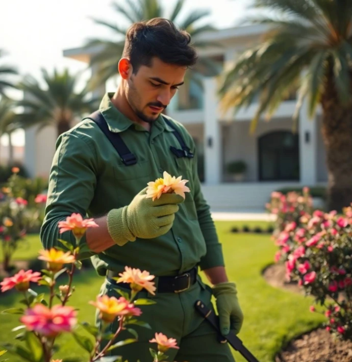 Transform your outdoor space with Greenapex landscaping in Saadiyat Reserve, featuring tailored gardens, healthy lawns, planting, irrigation, and expert care.