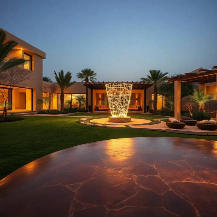 Choose Greenapex for premium garden design in Saadiyat Reserve, with shrubs, trees, flower planting, lawn care, irrigation, pruning, and garden maintenance.