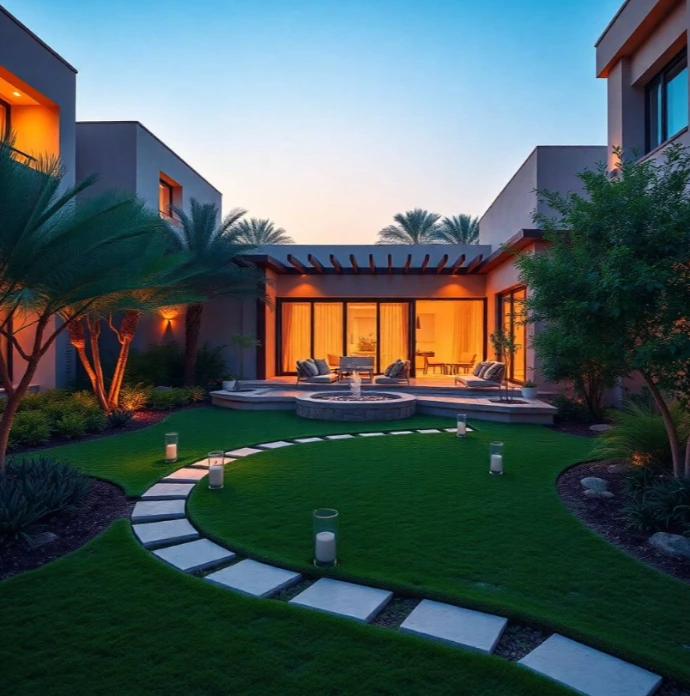 Enhance your Noya property with Greenapex professional landscaping, including garden design, lawn care, planting, fertilization, irrigation, and pruning.