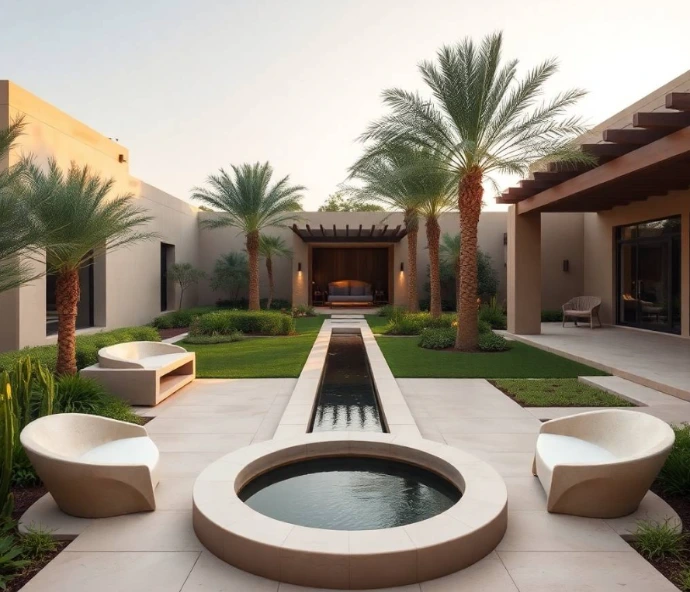 garden photography, full-frame DSLR, 28mm lens, realistic reflections, authentic materials, highly detailed plants, natural shadows, photorealistic, no cartoon, no CGI, no illustration, no repeated garden layout, no artificial AI appearance.