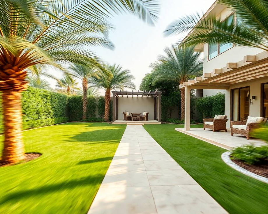Greenapex delivers professional landscaping in The Valley Dubai with expert planting, pruning, lawn maintenance and irrigation care.