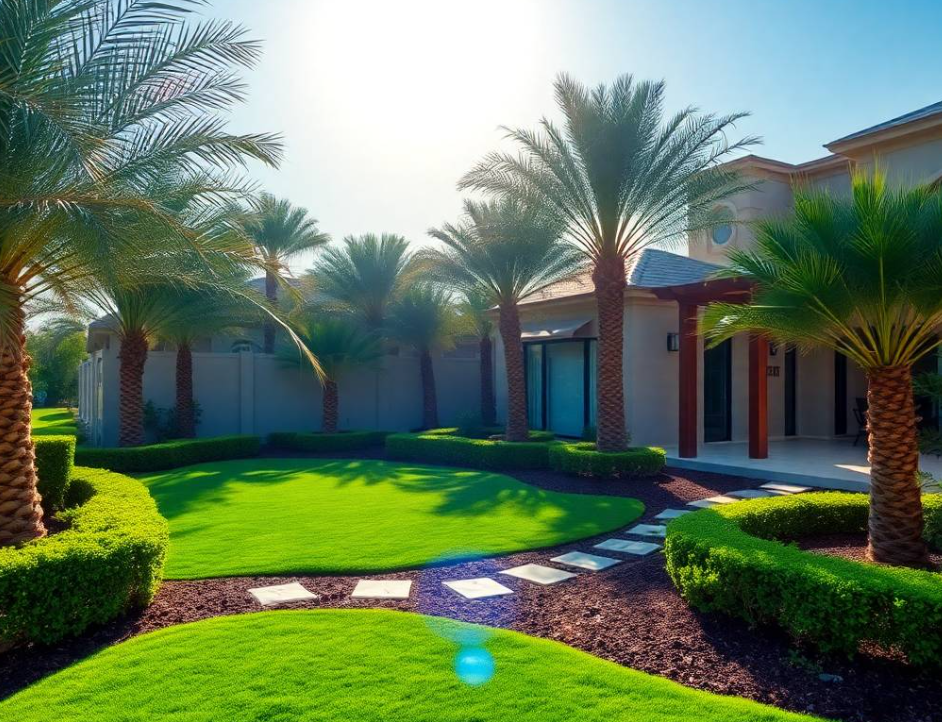Get complete garden maintenance in Al Qattara Al Ain, including pruning, lawn care, tree planting, fertilization, irrigation and landscape improvements.