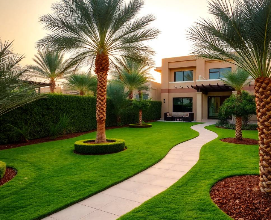 Get complete garden maintenance in Al Maqam Al Ain from Greenapex Landscaping, including lawn care, pruning, planting, fertilization and irrigation services.