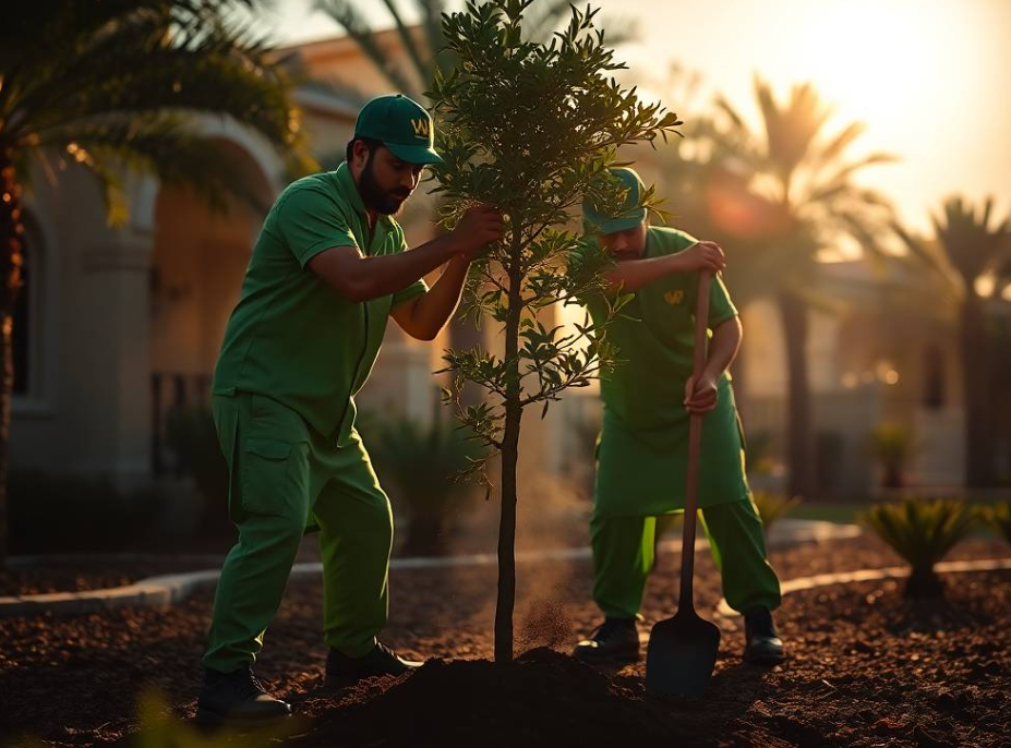 Get complete garden maintenance in Al Ain Oasis, including pruning, lawn care, tree planting, fertilization, irrigation and landscape improvements.