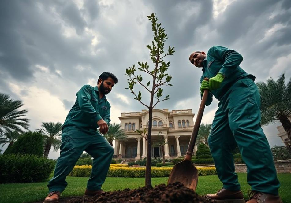 Get complete garden maintenance in Al Markhaniya Al Ain, including pruning, lawn care, tree planting, fertilization, irrigation and landscape improvements.