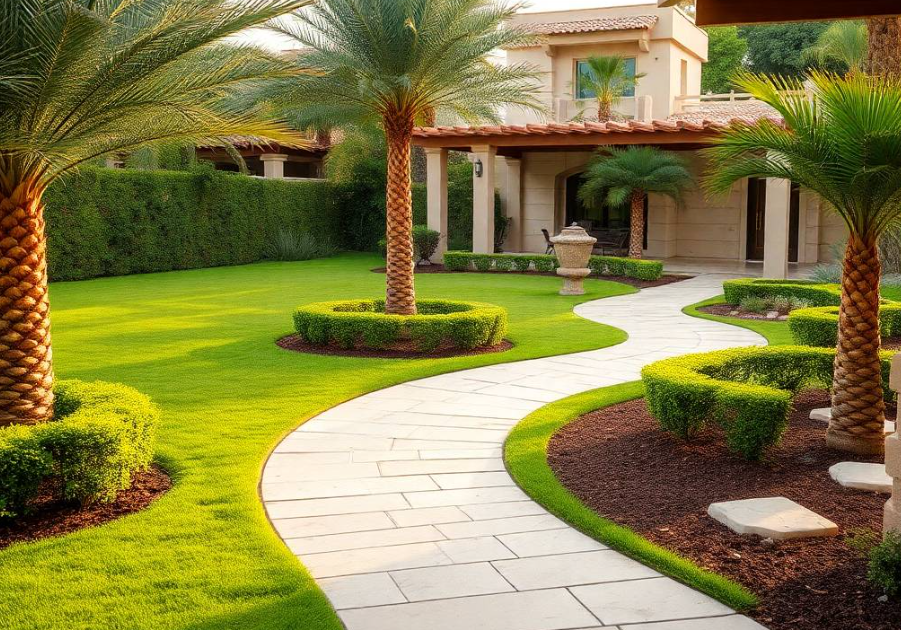 Keep your Al Rawdah Al Ain garden green with Greenapex irrigation care, lawn maintenance, planting, pruning and seasonal landscaping services.