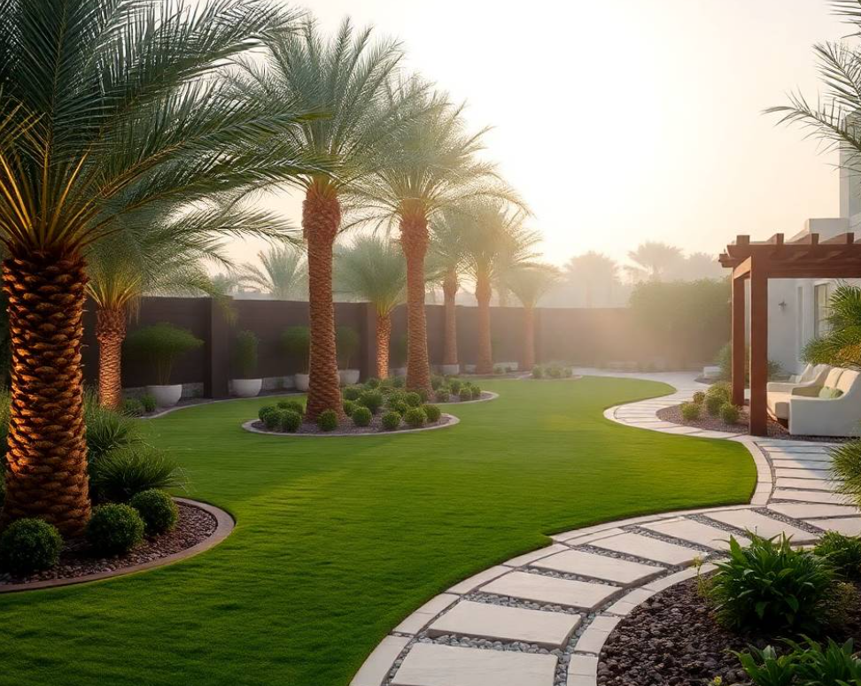 Get complete garden design in Al Jaddaf Dubai, including planting, lawn care, tree pruning, fertilization, irrigation and landscape improvements.