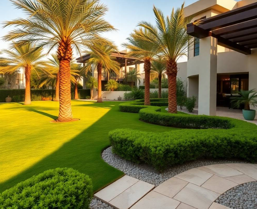 Maintain a greener Jebel Ali Village Dubai garden with expert landscaping, irrigation care, lawn maintenance, planting and seasonal garden improvement services.
