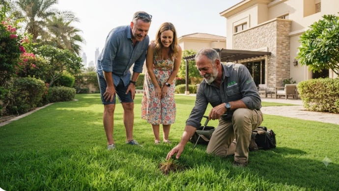 Greenapex Landscaping provides reliable landscaping and gardening services in The Villa Dubailand featuring elegant gardens, premium maintenance, vibrant greenery, and outdoor excellence year-round.