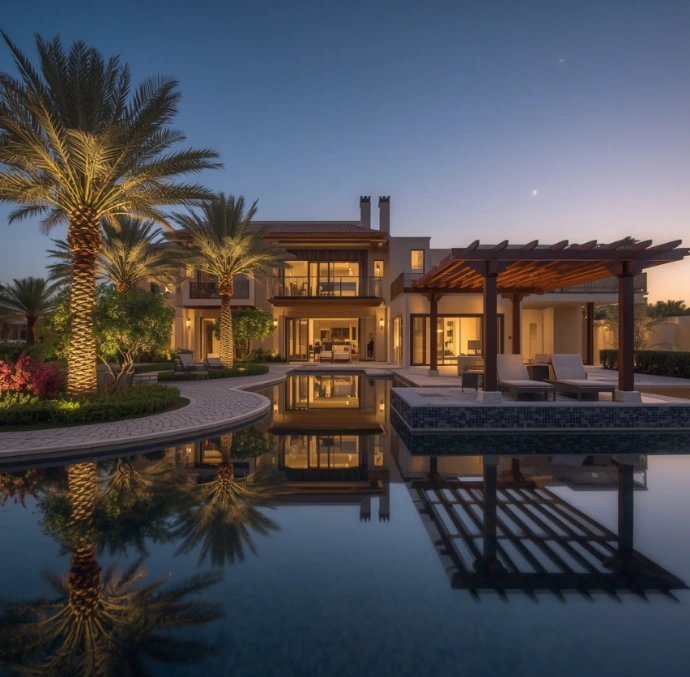 Transform your Palm Jumeirah Dubai property with professional landscaping, premium garden design, artificial grass, irrigation installation, and expert garden maintenance services