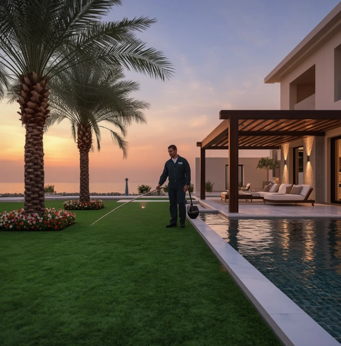 Trusted landscaping and gardening services in Emirates Hills Dubai creating luxury gardens, lush lawns, irrigation systems, elegant outdoor spaces, and lasting natural beauty.