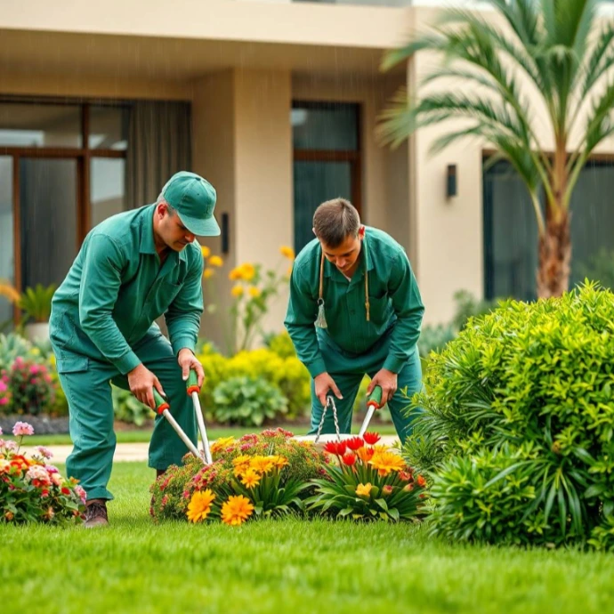 Transform your outdoor space with Greenapex landscaping and garden design in Dubai Creek Harbour Dubai for villas, hotels, homes, and businesses.